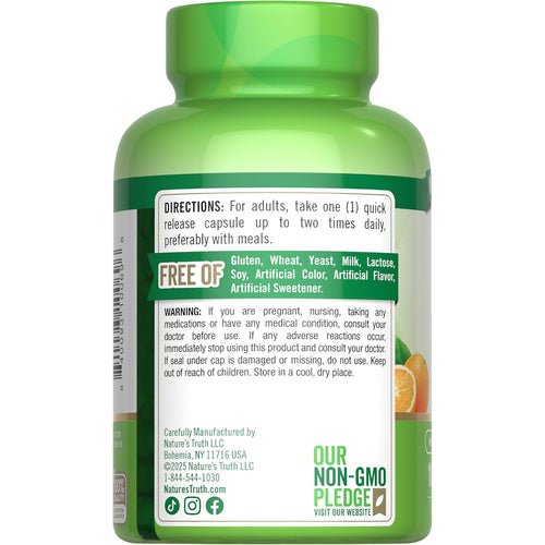 Nature's Truth Vitamin C 1000 mg plus Bioflavonoids, 100 Quick Release Capsules