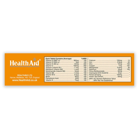 HealthAid A to Z Active Effervescent 30 Tablets