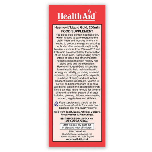 HealthAid Haemovit Liquid Gold,200 Ml