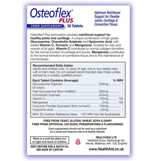 HealthAid Osteoflex Plus , 30 Tablets