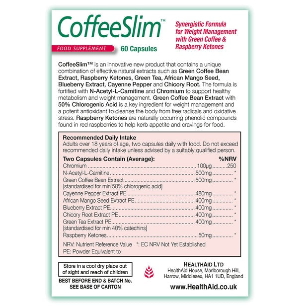 HealthAid CoffeeSlim,60 Capsules