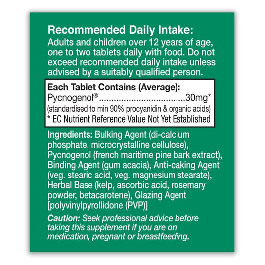 HealthAid Pycnogenols , 30 Tablets