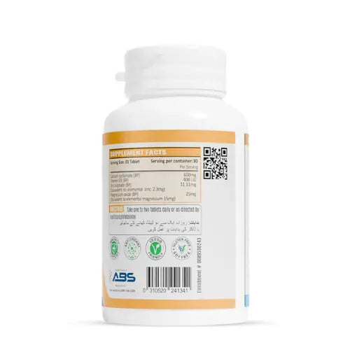ABS CALCIUM VITAMIN D3, 30 Tablets ABS