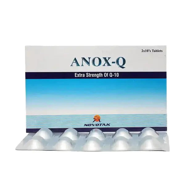 Anox-Q Tablets, 20 – Angel Human | CoQ10 & Antioxidant Formula for Heart & Energy Support Angel Human Health