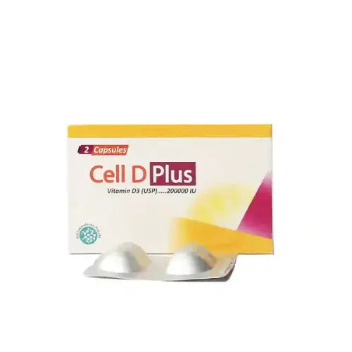 Cell D Plus (Vitamin D3 200,000 IU), 2 Caps - Cell Laboratories