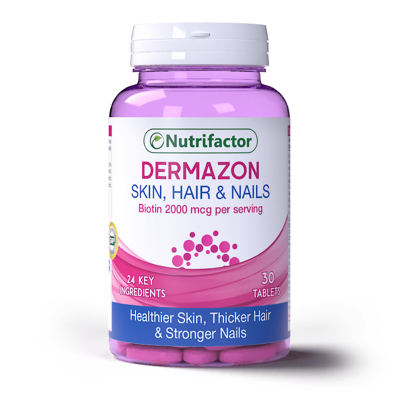 Nutrifactor Dermazon SKIN,HAIR & NAILS - Tablets 30 - Passion Pulse