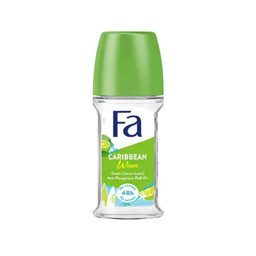 Fa Caribbean Wave Exotic Citrus Anti Perspirant Scent Roll On, 50ml