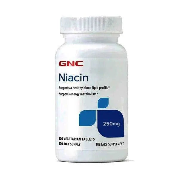GNC Niacin 250mg, 100 Tablets GNC