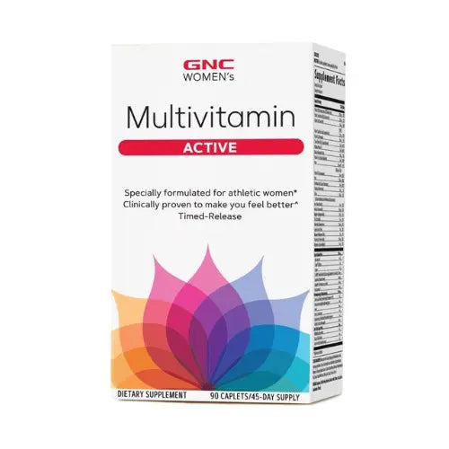 GNC Women's Multivitamin Active, 90 Caplets GNC