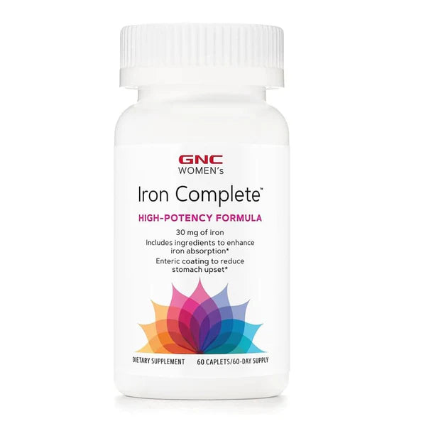 GNC Women's Iron Complete, 60 Caplets GNC