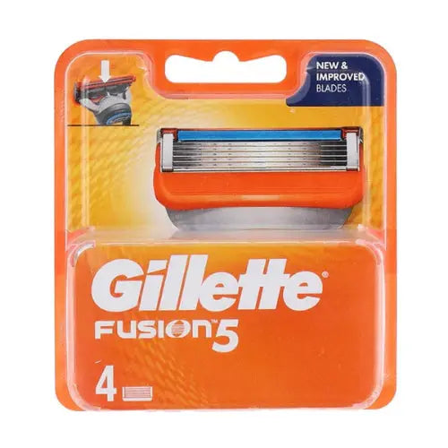 Gillette Fusion 5 Razor Blade Refills, 4 Carts
