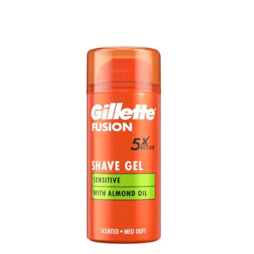 Gillette Fusion 5x Action Sensitive Shave Gel, 75ml