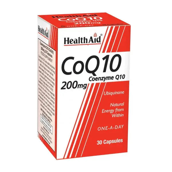 HealthAid CoQ10 200mg , 30 Capsules - Passion Pulse