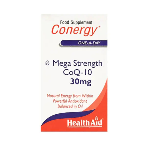 HealthAid Conergy CoQ-10, 15 Capsules Health Aid