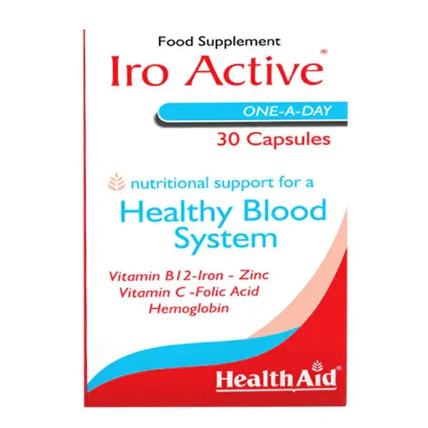 HealthAid Iro Active, 30 Capsules - Passion Pulse