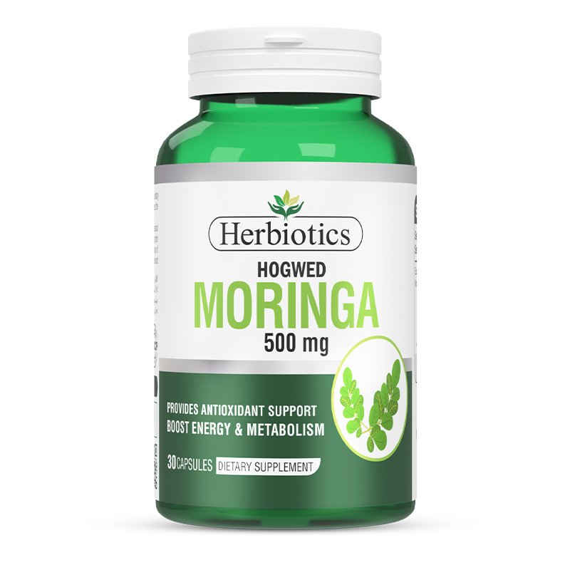 Herbiotics Moringa 500mg,30 Capsules