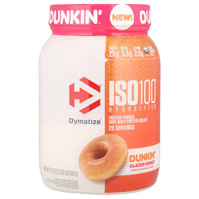 ISO100®Dunkin’™ Glazed Donut Fast Absorbing Performance Protein