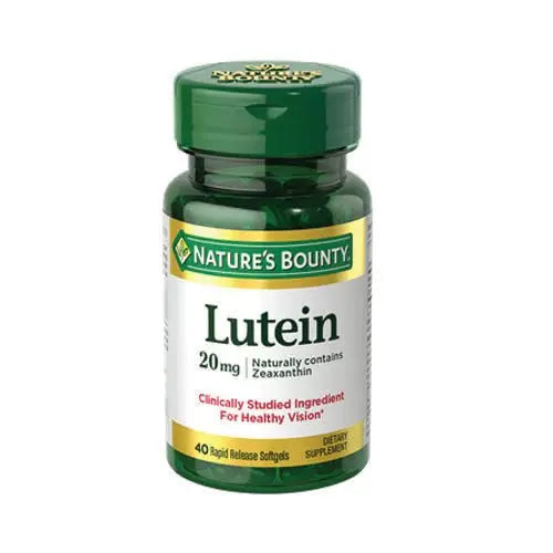 Nature's Bounty Lutein 20mg ,40 Softgels - Passion Pulse