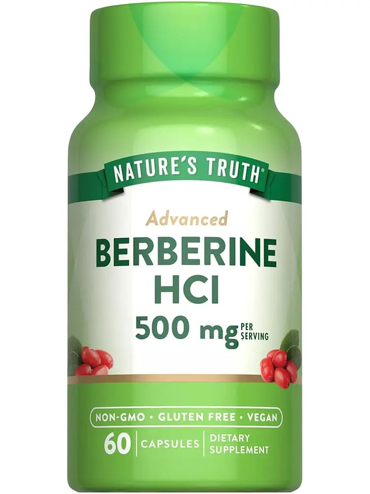 Nature's Truth Berberine 500mg,60 Capsules HERBIMED