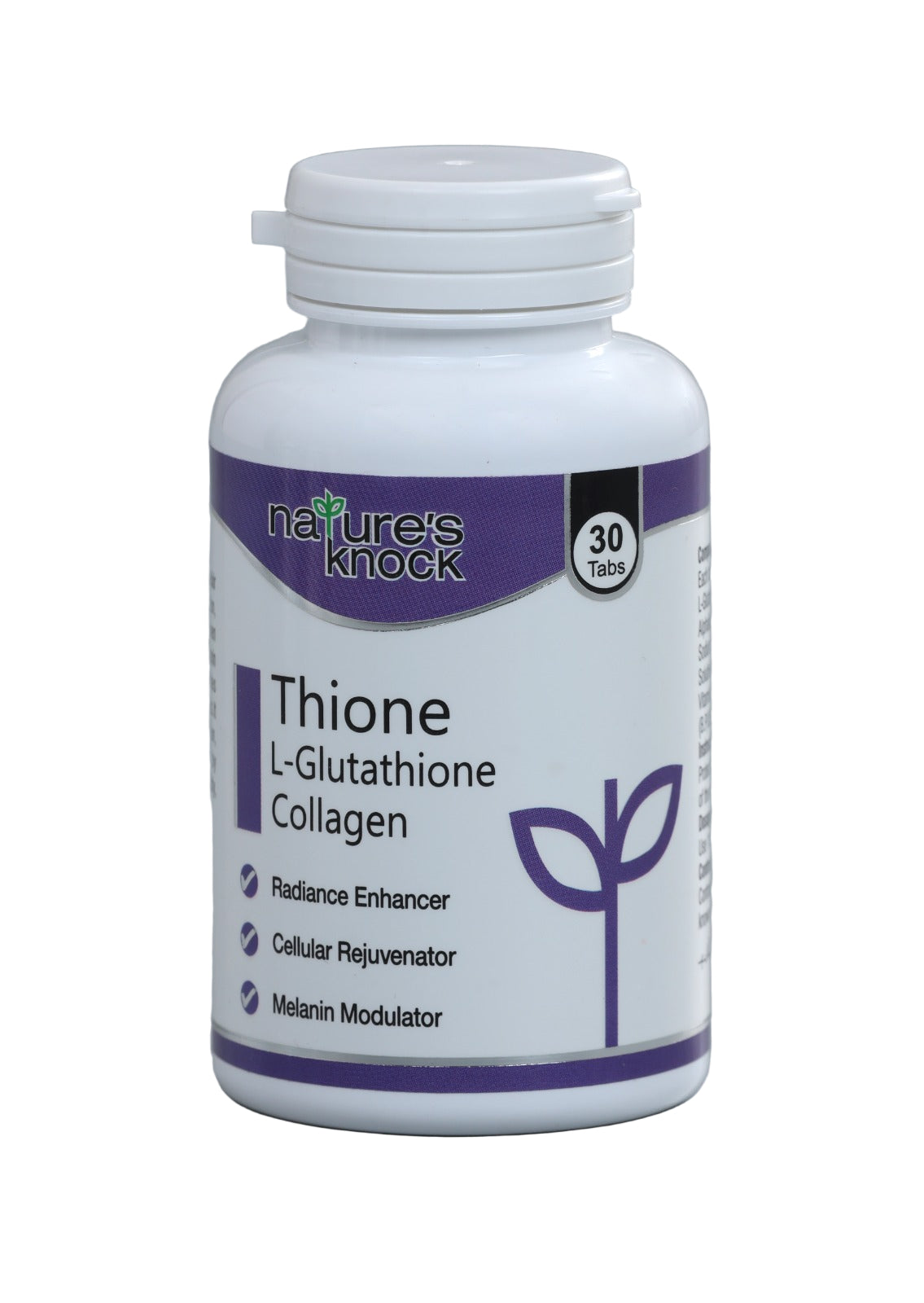 Natures Knock Thione (L-Glutathione & Collagen), 30 Tablets - Passion Pulse