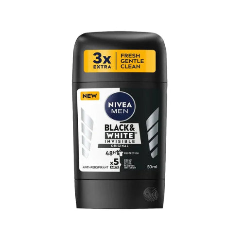 Nivea Men Black & White Invisible Original Stick, 50ml