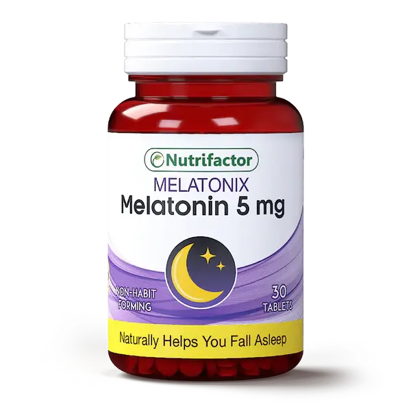 Nutrifactor Melatonix Melatonin 5mg, 30 Tablets Nutrifactor