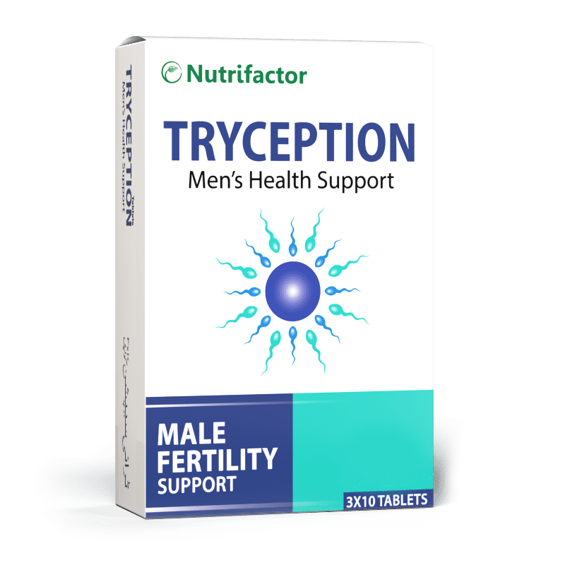 Nutrifactor Tryception Mens Health support - 30 Tablets - Passion Pulse