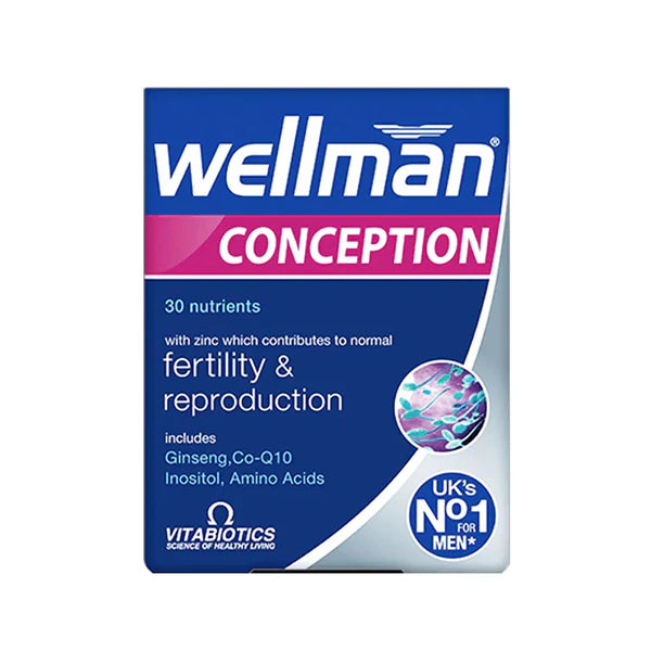 Vitabiotics Wellman Conception, 30 Tablets