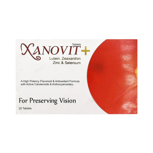Xanovit Plus Tablets, 20  – Ferroza Pharma | Multivitamin & Antioxidant Supplement for Energy & Immunity Ferroza Pharma