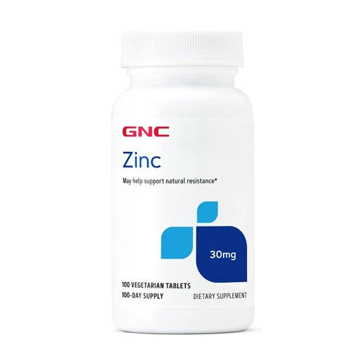 GNC Zinc 30mg, 100 Tablets - Passion Pulse