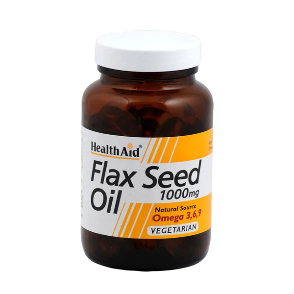 HealthAid Flaxseed Oil 1000mg,60 Capsules - Passion Pulse