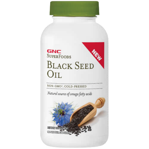 GNC SuperFoods Black Seed Oil, 90 Softgel Capsules - Passion Pulse