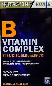 Nutraxin B Vitamin Complex ,60 tablets GNC