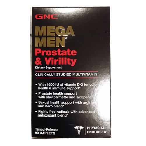 GNC Mega Men Prostate And Virility, 90 Caplets - Passion Pulse