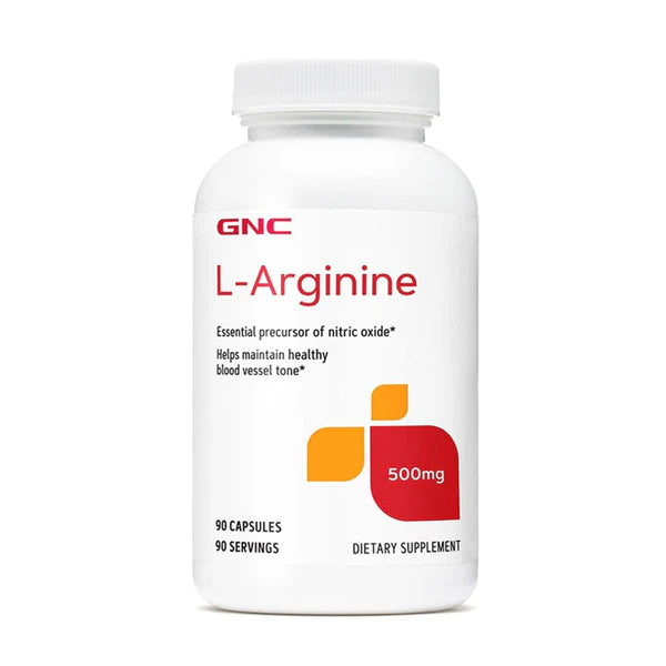 GNC L-Arginine 500mg,90 Caplets - Passion Pulse