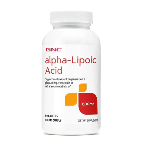 GNC Alpha Lipoic Acid 600mg, 60 Caplets GNC
