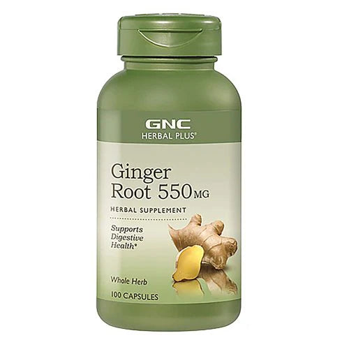 GNC Herbal Plus Ginger Root 550mg - Passion Pulse