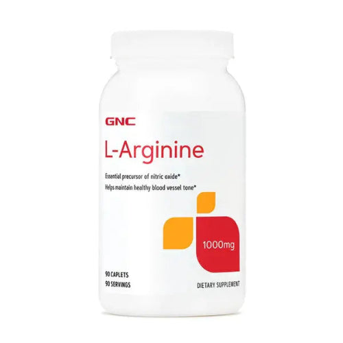 GNC L-Arginine 1000mg,90 Caplets GNC