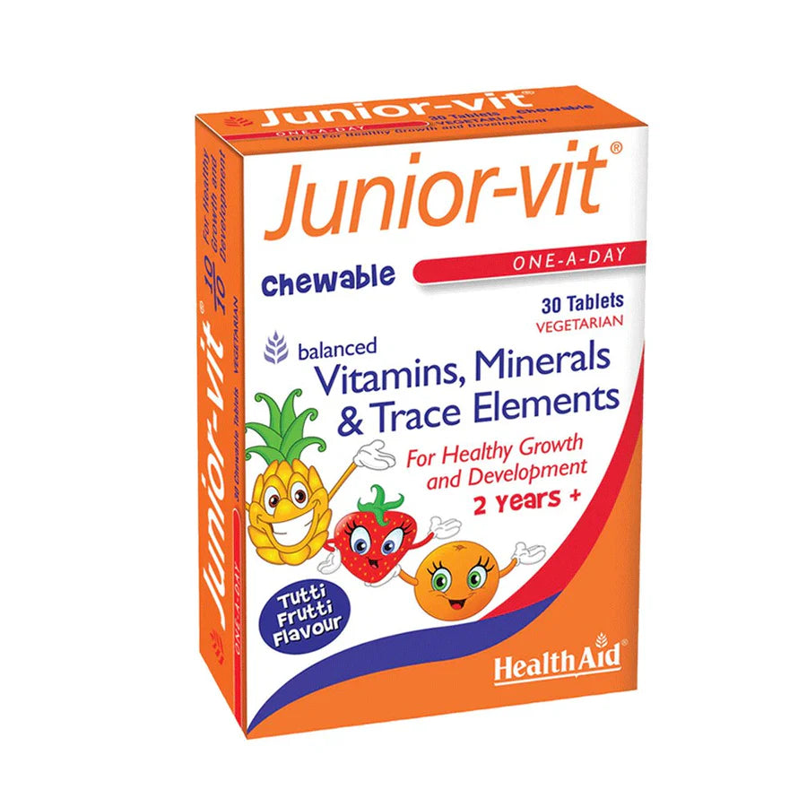 HealthAid Junior-Vit Chewable,30 Chewable Tablets - Passion Pulse