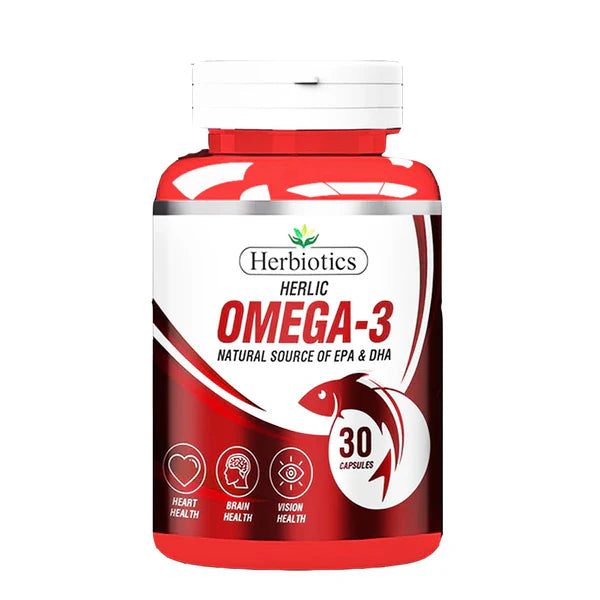 Herbiotics Herlic Omega 3,30 Capsules - Passion Pulse