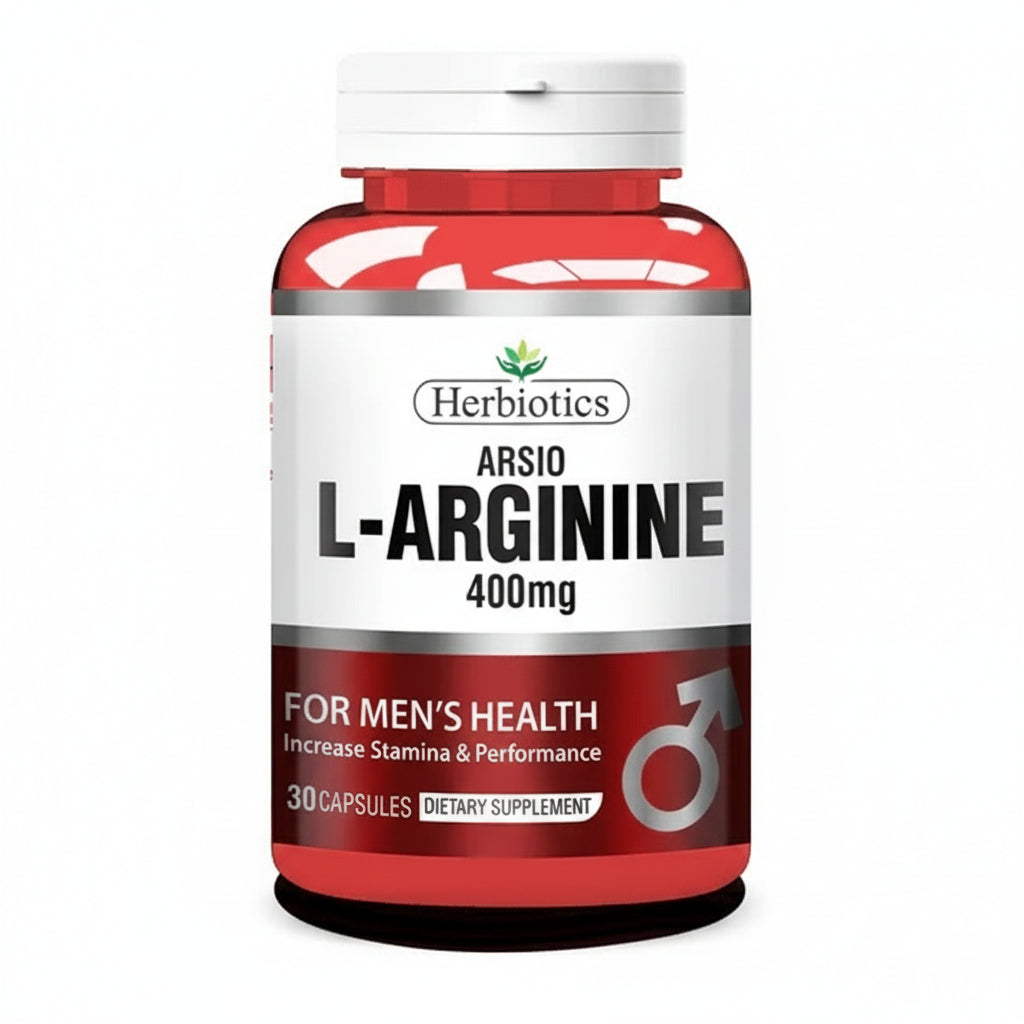 Herbiotics Arsio (L-Arginine 400mg),30 Capsules - Passion Pulse
