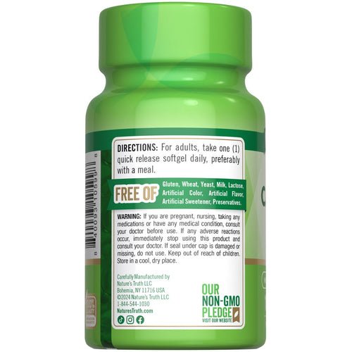 Nature's Truth Beta Carotene 25000 IU, 100 Quick Release Softgels