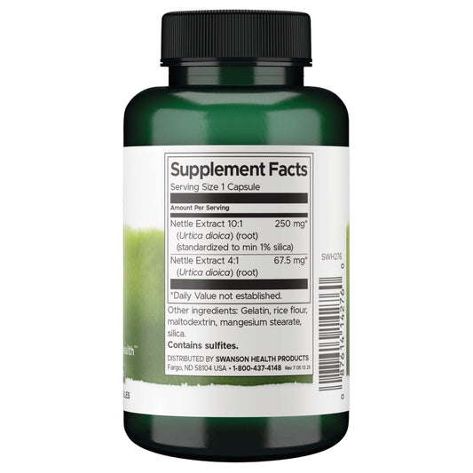 Swanson Stinging Nettle Leaf, 120 Capsules