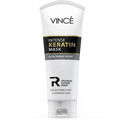 Vince Intense Keratin Hair Mask – Deep Repair & Smoothness Formula for Dry, Damaged Hair 200 Ml Vince