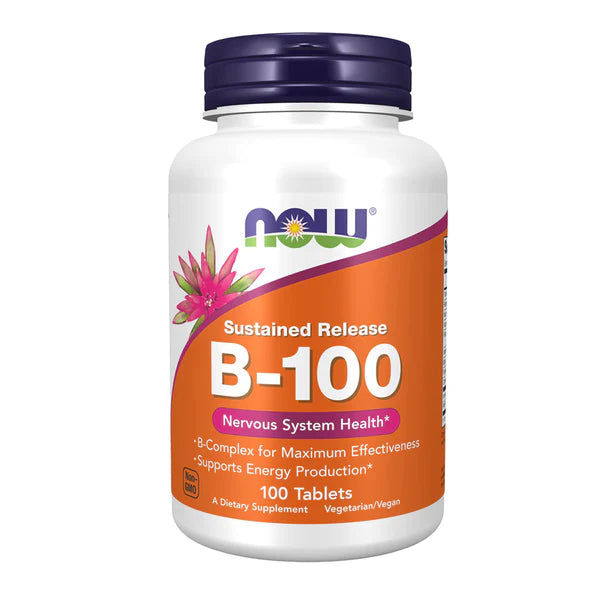 NOW B-100, 100 Veg Tablets - Passion Pulse