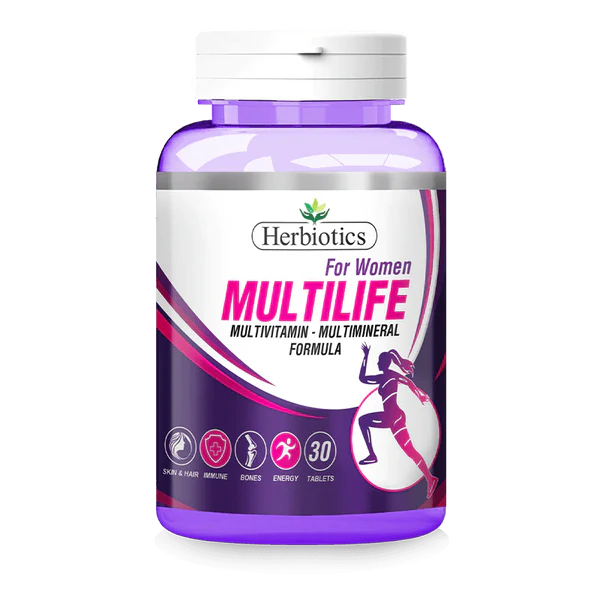 Herbiotics Multilife for Women,30 Tablets - Passion Pulse