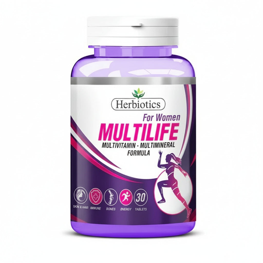 Herbiotics Multilife for Women,30 Tablets - Passion Pulse