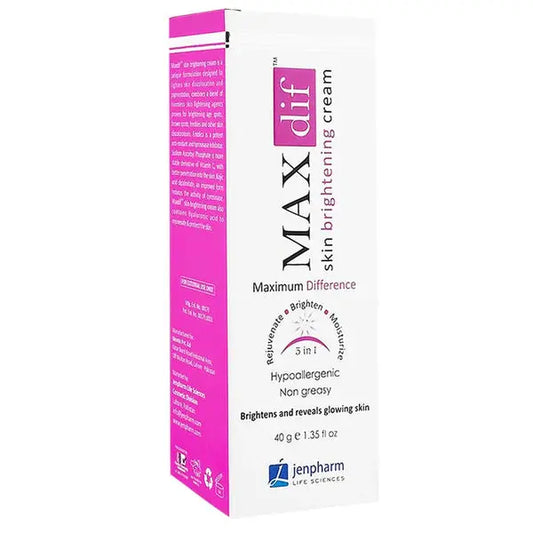 Maxdif Skin Brightening Cream, 40g - Jenpharm Jenpharm