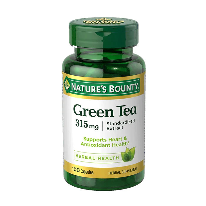 Nature's Bounty Green Tea Extract 315mg , 100 Capsules - Passion Pulse