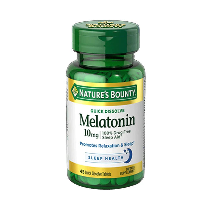 Nature's Bounty Quick Dissolve Melatonin 10mg, 45 Quick Dissolve Tablet - Passion Pulse